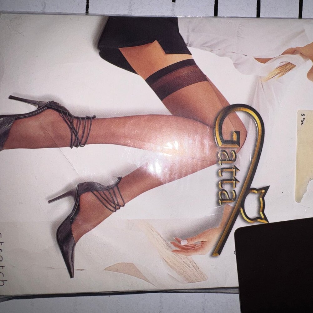 GATTA CALZE WOMEN STOCKINGS SIZE 3-4 , COLOR BRONZE
